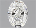 0.50 Carats, Oval Diamond with  Cut, G Color, SI2 Clarity and Certified by GIA