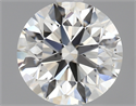 1.20 Carats, Round Diamond with Excellent Cut, H Color, SI1 Clarity and Certified by GIA