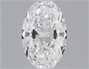 0.50 Carats, Oval Diamond with  Cut, D Color, VS2 Clarity and Certified by GIA