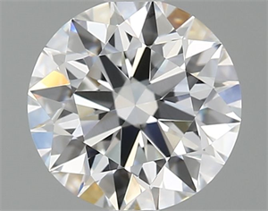 Picture of Lab Grown Diamond 1.10 Carats, Round with Ideal Cut, D Color, VVS2 Clarity and Certified by IGI