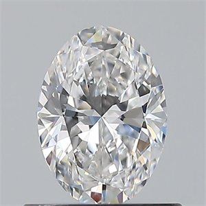 Picture of Natural Diamond 0.60 Carats, Oval with  Cut, E Color, VVS1 Clarity and Certified by GIA