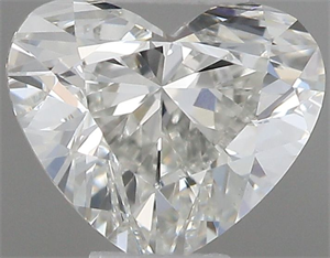 Picture of Natural Diamond 0.45 Carats, Heart with  Cut, G Color, VS1 Clarity and Certified by IGI
