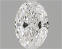 0.50 Carats, Oval Diamond with  Cut, E Color, VVS1 Clarity and Certified by GIA