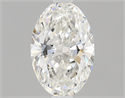 0.50 Carats, Oval Diamond with  Cut, G Color, VS1 Clarity and Certified by GIA
