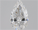 Natural Diamond 0.30 Carats, Pear with  Cut, D Color, VVS1 Clarity and Certified by GIA