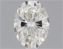 0.50 Carats, Oval Diamond with  Cut, H Color, VS2 Clarity and Certified by GIA
