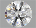 1.50 Carats, Round Diamond with Excellent Cut, F Color, VVS1 Clarity and Certified by GIA