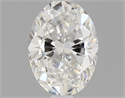 0.50 Carats, Oval Diamond with  Cut, G Color, SI1 Clarity and Certified by GIA