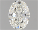 1.00 Carats, Oval Diamond with  Cut, H Color, SI2 Clarity and Certified by GIA