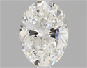 0.50 Carats, Oval Diamond with  Cut, H Color, VS2 Clarity and Certified by GIA