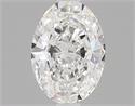 0.40 Carats, Oval Diamond with  Cut, E Color, VVS1 Clarity and Certified by GIA