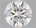 0.70 Carats, Round Diamond with Excellent Cut, F Color, IF Clarity and Certified by GIA