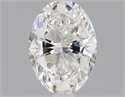 0.50 Carats, Oval Diamond with  Cut, F Color, VVS2 Clarity and Certified by GIA