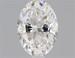 Picture of 0.50 Carats, Oval Diamond with  Cut, F Color, VVS2 Clarity and Certified by GIA