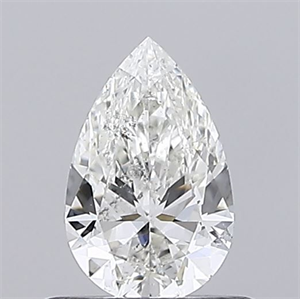 Foto Diamante Natural 0.51 quilates, De pera , Color H, claridad I1 y certificado GIA de