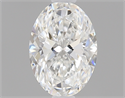 0.40 Carats, Oval Diamond with  Cut, F Color, VS1 Clarity and Certified by GIA