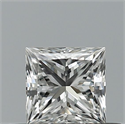 Diamante Natural 0.40 quilates, Princesa , Color E, claridad VS1 y certificado GIA