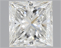1.02 Carats, Princess Diamond with  Cut, G Color, VVS2 Clarity and Certified by GIA