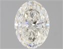 1.50 Carats, Oval Diamond with  Cut, H Color, SI2 Clarity and Certified by GIA