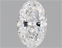 0.52 Carats, Oval Diamond with  Cut, D Color, IF Clarity and Certified by GIA