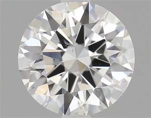 Picture of 0.50 Carats, Round Diamond with Excellent Cut, G Color, SI1 Clarity and Certified by GIA