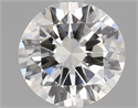 0.70 Carats, Round Diamond with Very Good Cut, H Color, VVS2 Clarity and Certified by GIA