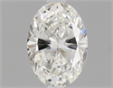 0.50 Carats, Oval Diamond with  Cut, G Color, VS1 Clarity and Certified by GIA