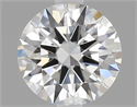 0.50 Carats, Round Diamond with Excellent Cut, F Color, SI1 Clarity and Certified by GIA