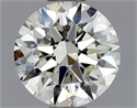 Natural Diamond 0.64 Carats, Round with Excellent Cut, K Color, VVS2 Clarity and Certified by GIA