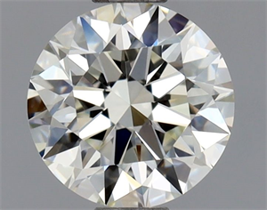 Picture of Natural Diamond 0.64 Carats, Round with Excellent Cut, K Color, VVS2 Clarity and Certified by GIA
