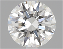 0.51 Carats, Round Diamond with Excellent Cut, G Color, VVS2 Clarity and Certified by GIA