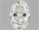 0.90 Carats, Oval Diamond with  Cut, H Color, VVS1 Clarity and Certified by GIA