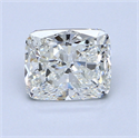 1.70 Carats, Cushion Diamond with  Cut, I Color, VVS2 Clarity and Certified by GIA