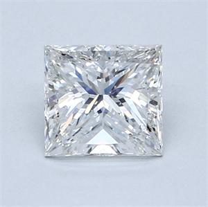 Picture of 1.50 Carats, Princess Diamond with  Cut, G Color, SI2 Clarity and Certified by GIA