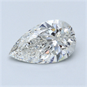 3.03 Carats, Pear Diamond with  Cut, F Color, SI1 Clarity and Certified by GIA