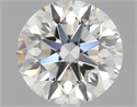 Del inventario de diamantes de laboratorio, 1.50 quilates, Redondo , Color H, claridad VVS2 y certificado GIA