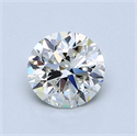 0.90 quilates, Redondo Diamante , Color J, claridad VS1 y certificado por GIA