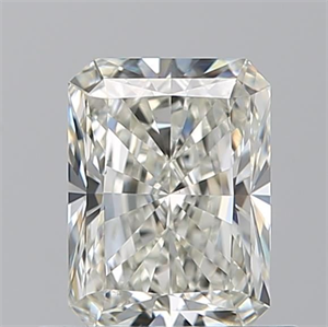 Picture of Natural Diamond 0.80 Carats, Radiant with  Cut, J Color, VS1 Clarity and Certified by GIA
