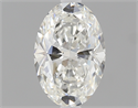 0.70 Carats, Oval Diamond with  Cut, G Color, VVS2 Clarity and Certified by GIA