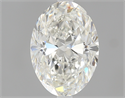 1.30 Carats, Oval Diamond with  Cut, H Color, VS2 Clarity and Certified by GIA