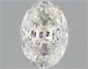 1.50 Carats, Oval Diamond with  Cut, I Color, VS2 Clarity and Certified by GIA