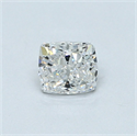 Natural Diamond 0.45 Carats, Cushion with  Cut, E Color, SI1 Clarity and Certified by GIA
