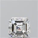 Diamante Natural 1.01 quilates, Asscher , Color I, claridad VVS1 y certificado GIA