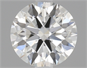0.51 Carats, Round Diamond with Excellent Cut, G Color, VVS2 Clarity and Certified by GIA