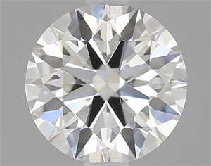 Picture of 0.51 Carats, Round Diamond with Excellent Cut, G Color, VVS2 Clarity and Certified by GIA