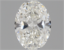 0.50 Carats, Oval Diamond with  Cut, H Color, VVS1 Clarity and Certified by GIA