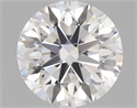 Del inventario de diamantes de laboratorio, 2.53 quilates, Redondo , Color E, claridad FL y certificado GIA