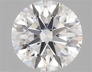 Picture of 2.53 Carats, Round Diamond with Excellent Cut, E Color, FL Clarity and Certified by GIA