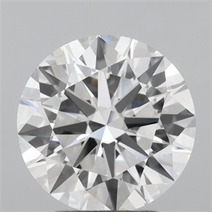 Picture of Lab Grown Diamond 3.02 Carats, Round with Ideal Cut, F Color, VVS1 Clarity and Certified by IGI
