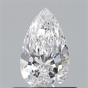 Foto Diamante Natural 0.50 quilates, De pera , Color D, claridad VVS2 y certificado GIA de